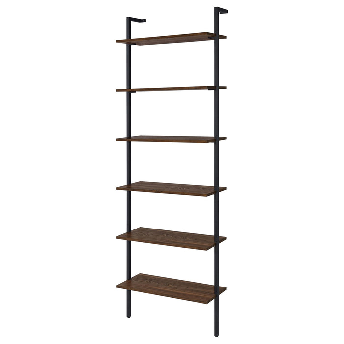 Owens 3-piece 96-inch Wall Mounted Bookshelf Set Walnut - Bargain Furniture (Detroit, MI)