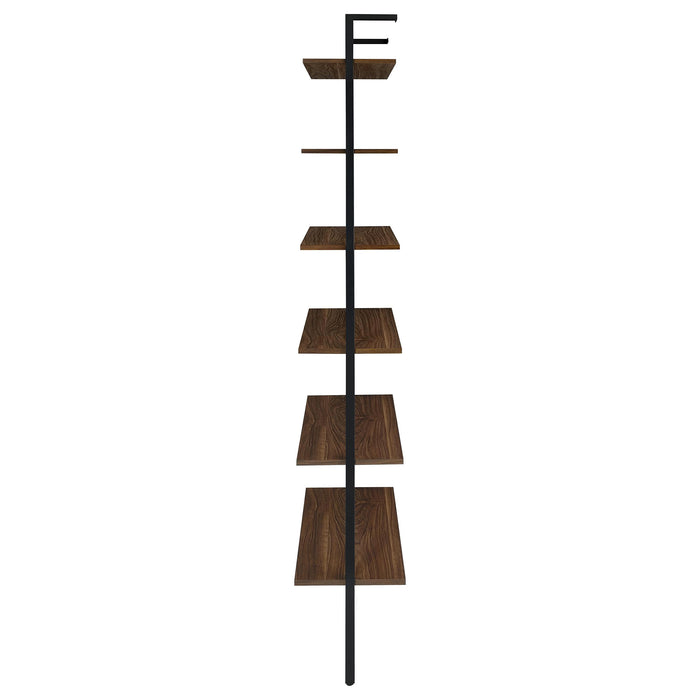 Owens 3-piece 96-inch Wall Mounted Bookshelf Set Walnut - Bargain Furniture (Detroit, MI)
