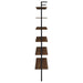 Owens 3-piece 96-inch Wall Mounted Bookshelf Set Walnut - Bargain Furniture (Detroit, MI)