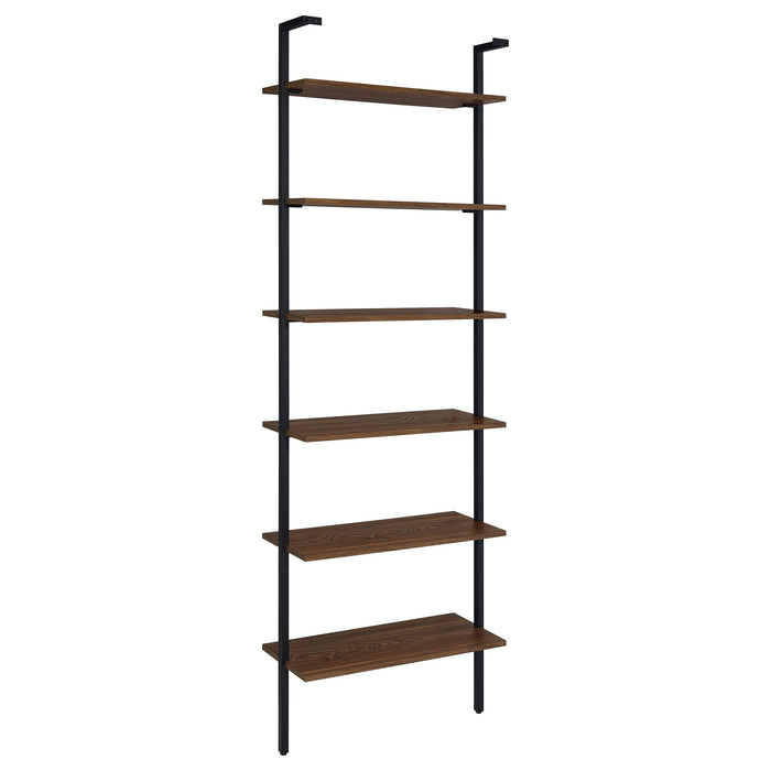 Owens 3-piece 96-inch Wall Mounted Bookshelf Set Walnut - Bargain Furniture (Detroit, MI)