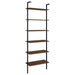Owens 3-piece 96-inch Wall Mounted Bookshelf Set Walnut - Bargain Furniture (Detroit, MI)
