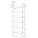 Owens 3-piece 96-inch Wall Mounted Bookshelf Set Walnut - Bargain Furniture (Detroit, MI)