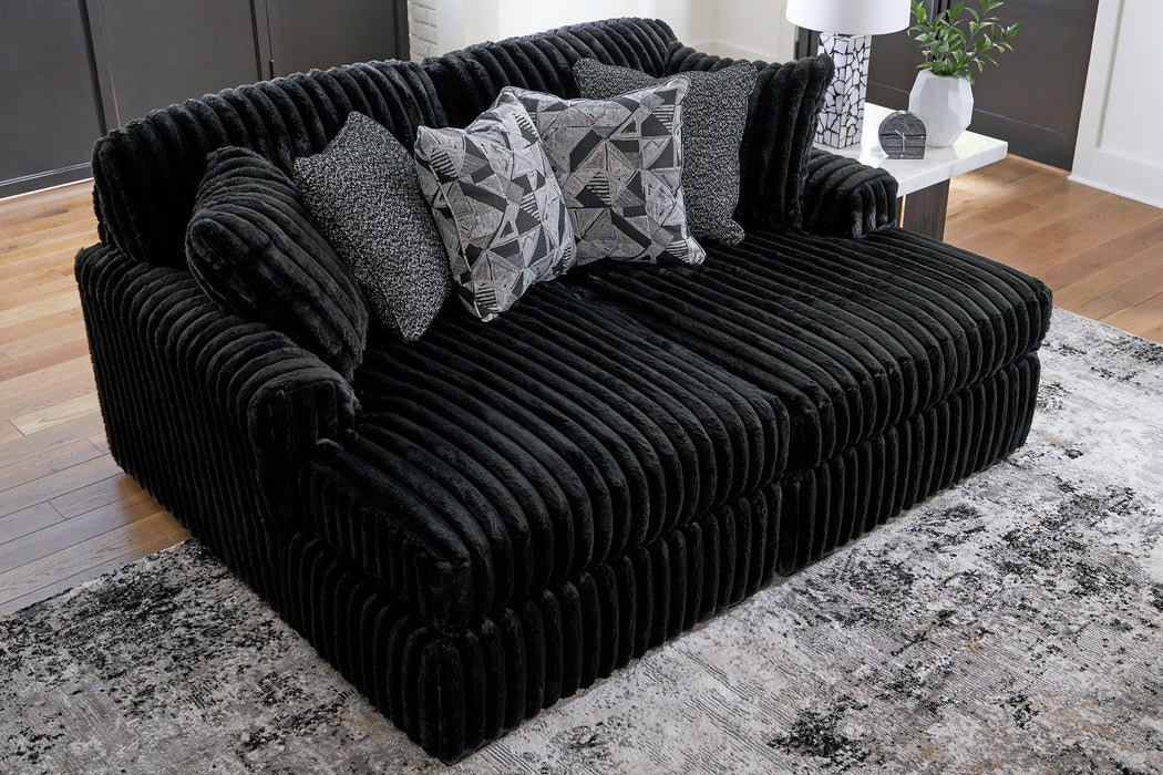 Midnight-Madness Super Chaise - Bargain Furniture (Detroit, MI)