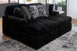 Midnight-Madness Super Chaise - Bargain Furniture (Detroit, MI)