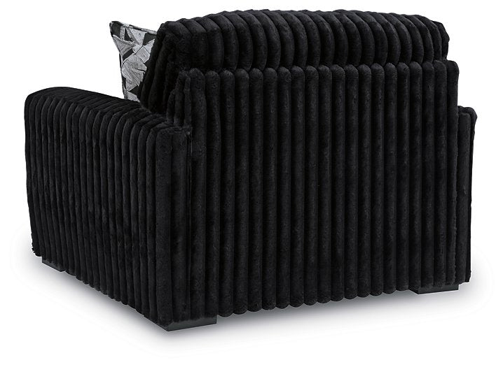 Midnight-Madness Oversized Chair - Bargain Furniture (Detroit, MI)