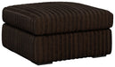 Midnight-Madness Oversized Accent Ottoman - Bargain Furniture (Detroit, MI)
