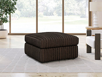 Midnight-Madness Oversized Accent Ottoman - Bargain Furniture (Detroit, MI)
