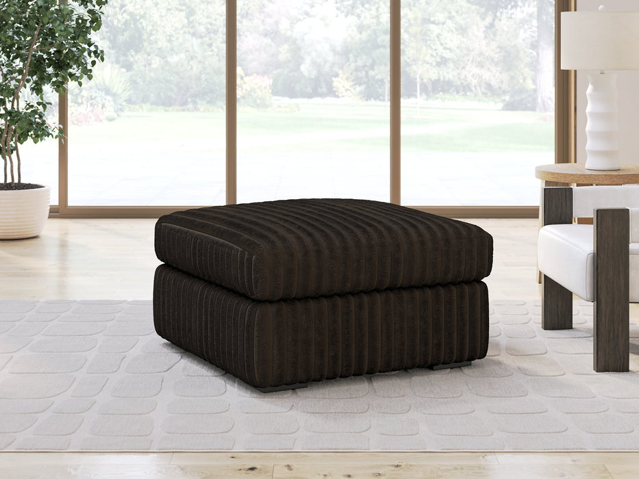 Midnight-Madness Oversized Accent Ottoman - Bargain Furniture (Detroit, MI)