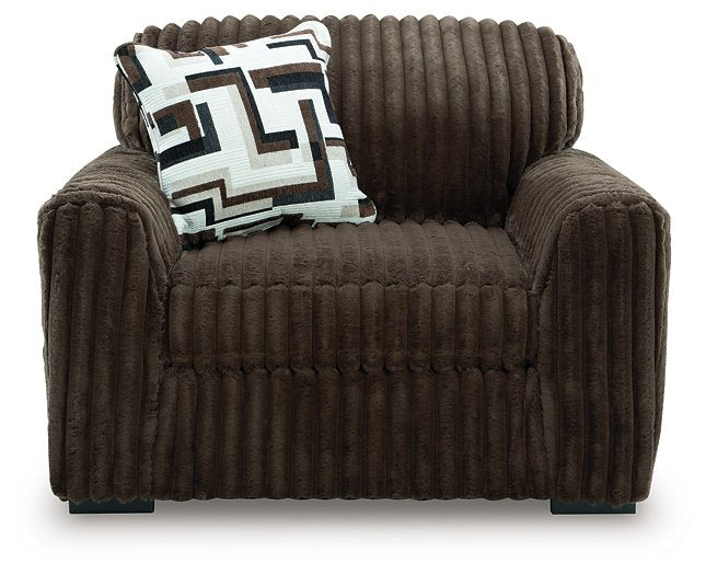 Midnight-Madness Oversized Chair - Bargain Furniture (Detroit, MI)
