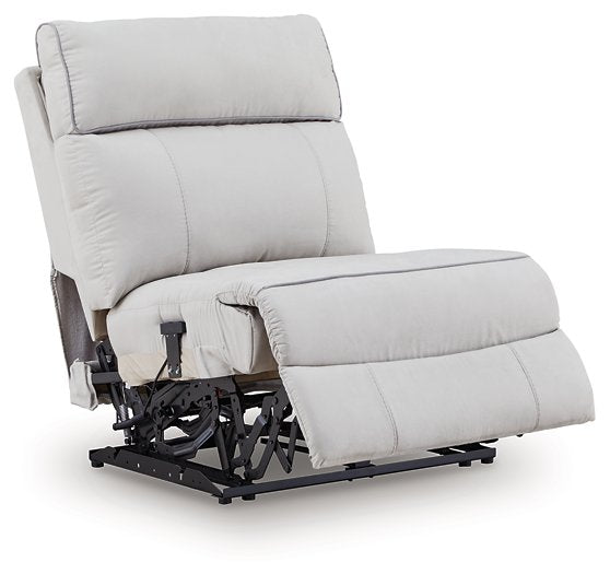 Social Pointe Reclining Sectional with Storage Console - Bargain Furniture (Detroit, MI)