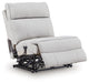 Social Pointe Reclining Sectional with Storage Console - Bargain Furniture (Detroit, MI)