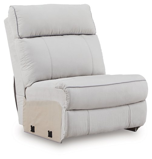 Social Pointe Reclining Sectional with Storage Console - Bargain Furniture (Detroit, MI)