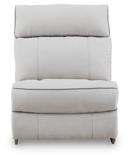 Social Pointe Reclining Sectional with Storage Console - Bargain Furniture (Detroit, MI)