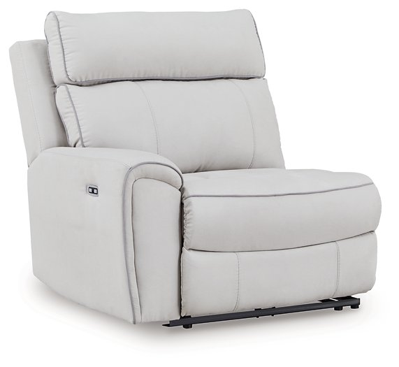 Social Pointe Reclining Sectional with Storage Console - Bargain Furniture (Detroit, MI)