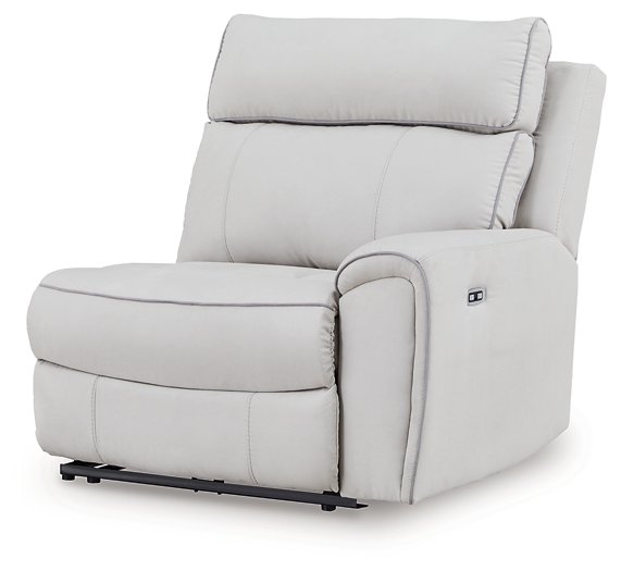 Social Pointe Reclining Sectional with Storage Console - Bargain Furniture (Detroit, MI)