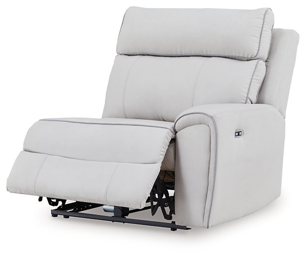 Social Pointe Reclining Sectional with Storage Console - Bargain Furniture (Detroit, MI)