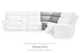 Social Pointe Reclining Sectional with Storage Console - Bargain Furniture (Detroit, MI)