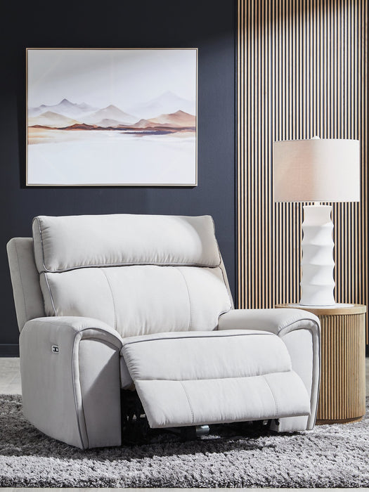 Social Pointe Power Recliner - Bargain Furniture (Detroit, MI)