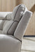 Social Pointe Reclining Sectional with Storage Console - Bargain Furniture (Detroit, MI)