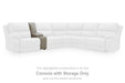 Narwhal Place Reclining Sectional with Storage Console - Bargain Furniture (Detroit, MI)