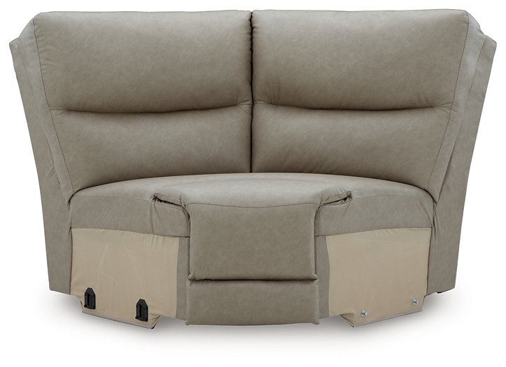 Narwhal Place Reclining Sectional with Storage Console - Bargain Furniture (Detroit, MI)