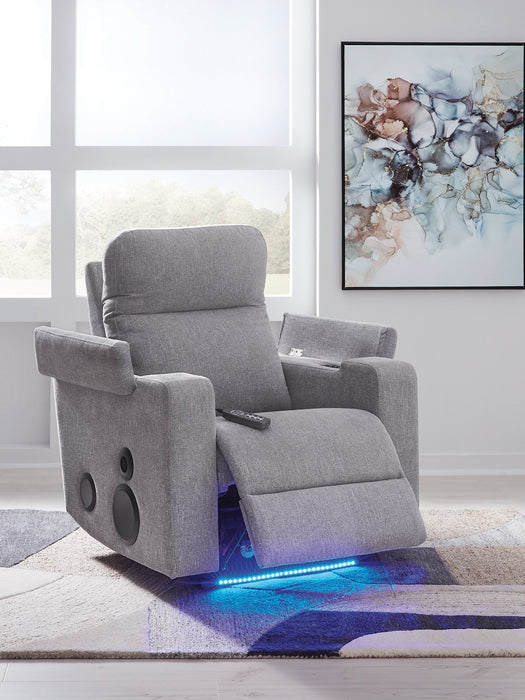 Pineland Power Glider Recliner with Audio System - Bargain Furniture (Detroit, MI)