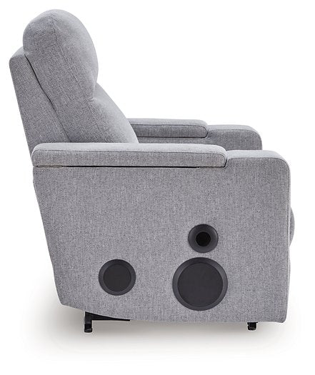 Pineland Power Glider Recliner with Audio System - Bargain Furniture (Detroit, MI)