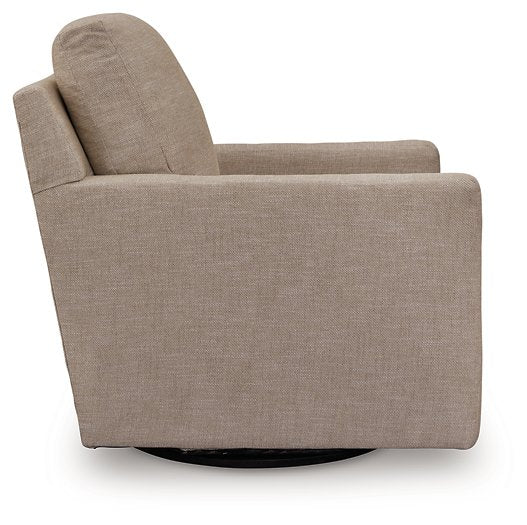Freybourne Next-Gen Nuvella Swivel Accent Chair - Bargain Furniture (Detroit, MI)