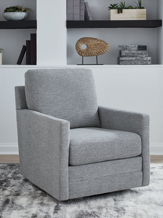 Freybourne Next-Gen Nuvella Swivel Accent Chair - Bargain Furniture (Detroit, MI)