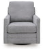 Freybourne Next-Gen Nuvella Swivel Accent Chair - Bargain Furniture (Detroit, MI)