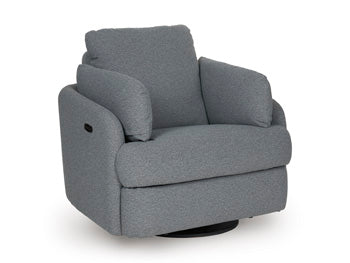 Alainmont Next-Gen Nuvella Swivel Power Recliner - Bargain Furniture (Detroit, MI)