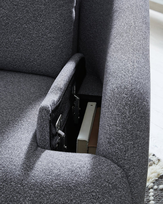 Alainmont Next-Gen Nuvella Swivel Power Recliner - Bargain Furniture (Detroit, MI)