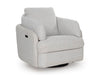 Alainmont Next-Gen Nuvella Swivel Power Recliner - Bargain Furniture (Detroit, MI)