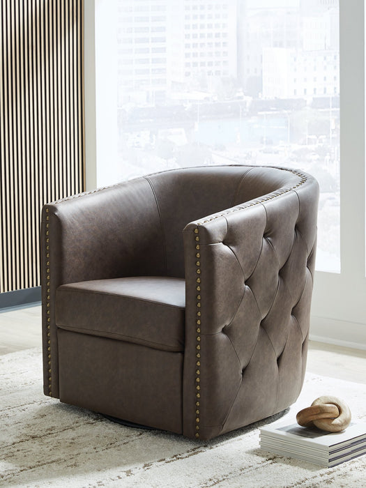 Brentlow Swivel Accent Chair - Bargain Furniture (Detroit, MI)