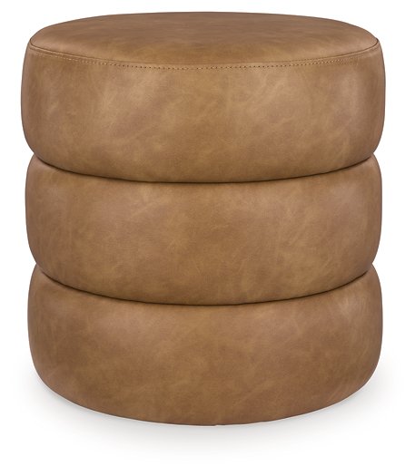 Ummi Swivel Accent Ottoman - Bargain Furniture (Detroit, MI)