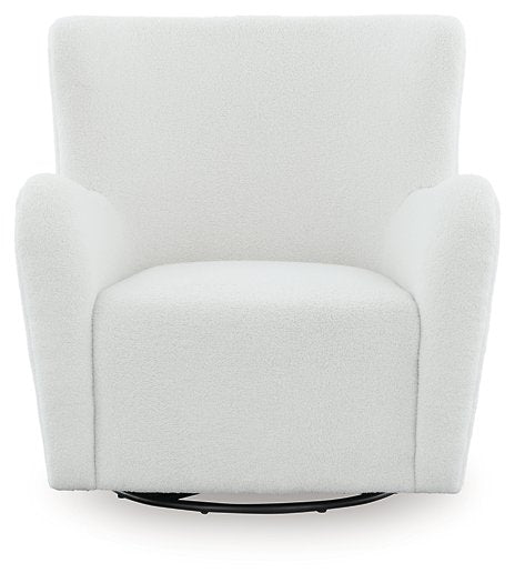 Rowenburg Swivel Glider Accent Chair - Bargain Furniture (Detroit, MI)