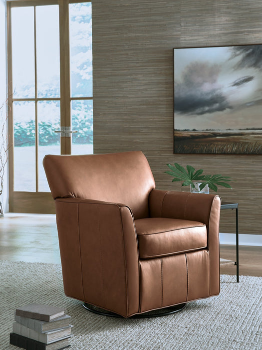 Braydunn Swivel Glider Accent Chair - Bargain Furniture (Detroit, MI)