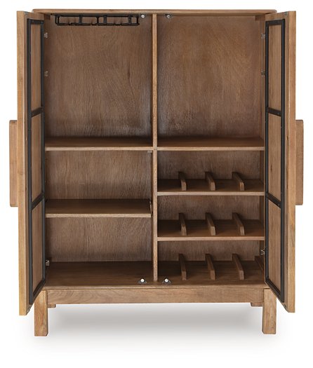 Pellamour Bar Cabinet - Bargain Furniture (Detroit, MI)