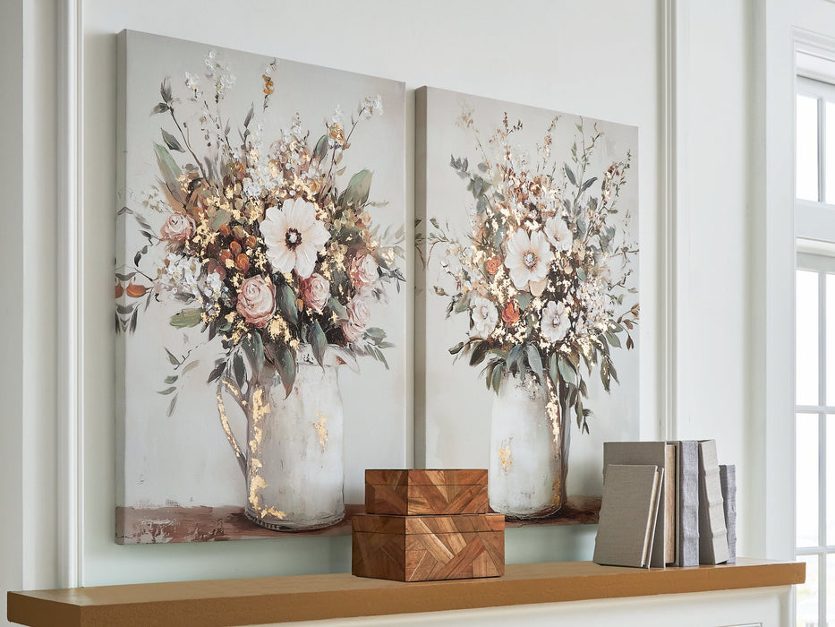 Faisaldon Wall Art (Set of 2) - Bargain Furniture (Detroit, MI)