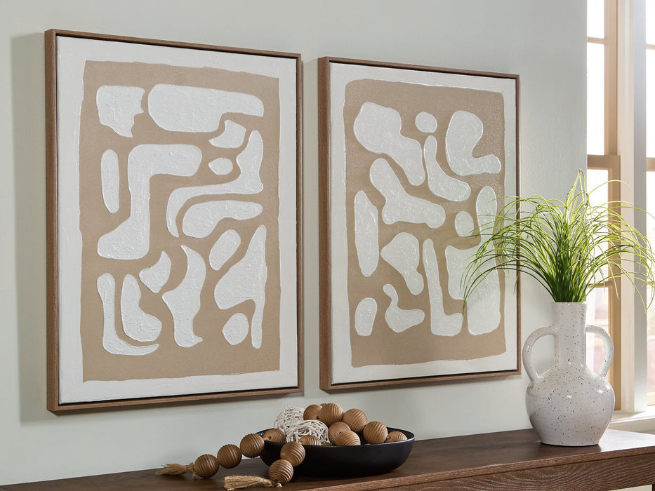Waldett Wall Art (Set of 2) - Bargain Furniture (Detroit, MI)