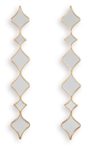 Harriswood Accent Mirror Set (Set of 2) - Bargain Furniture (Detroit, MI)