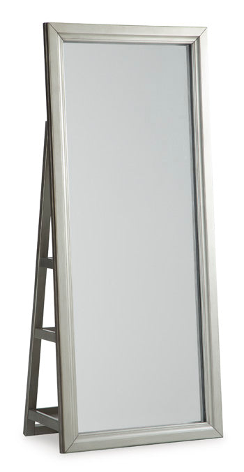 Evesen Floor Standing Mirror/Storage - Bargain Furniture (Detroit, MI)