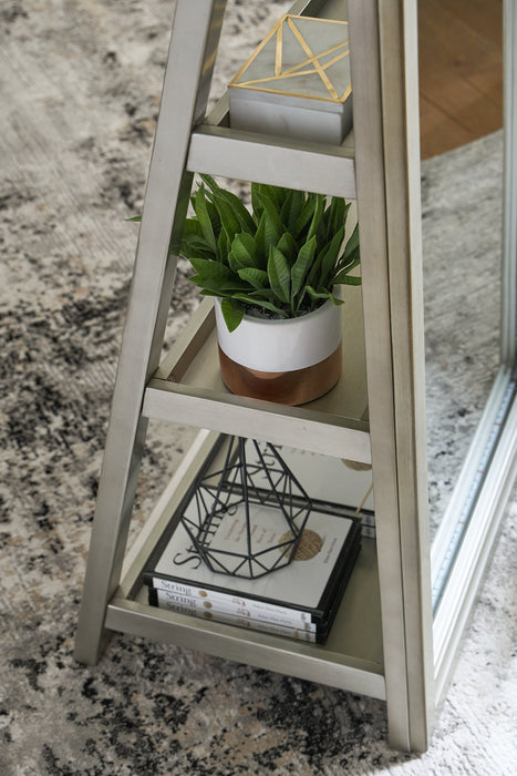Evesen Floor Standing Mirror/Storage - Bargain Furniture (Detroit, MI)