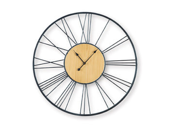Brockett Wall Clock - Bargain Furniture (Detroit, MI)