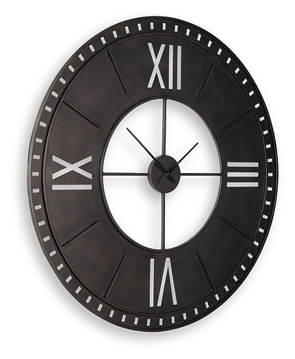 Lytle Wall Clock - Bargain Furniture (Detroit, MI)
