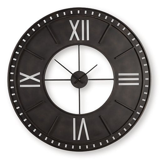 Lytle Wall Clock - Bargain Furniture (Detroit, MI)