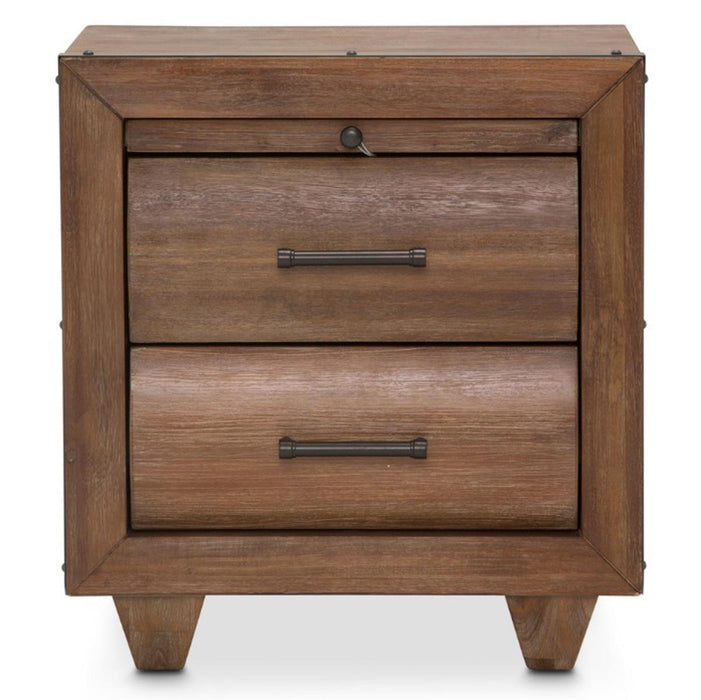 Brooklyn Walk Nightstand in Burnt Umber