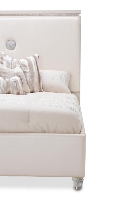 Glimmering Heights Queen Upholstered Bed in Ivory 9011000QN-111 - Bargain Furniture (Detroit, MI)