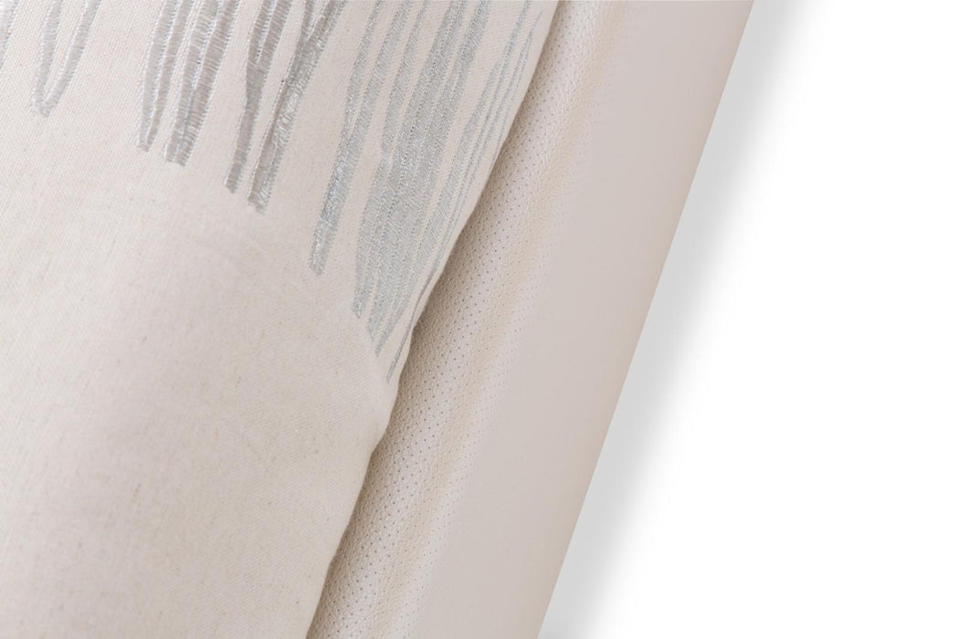Glimmering Heights Queen Upholstered Bed in Ivory 9011000QN-111 - Bargain Furniture (Detroit, MI)