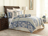AICO Provence 9-pc Queen Duvet Set in Cadet - Bargain Furniture (Detroit, MI)